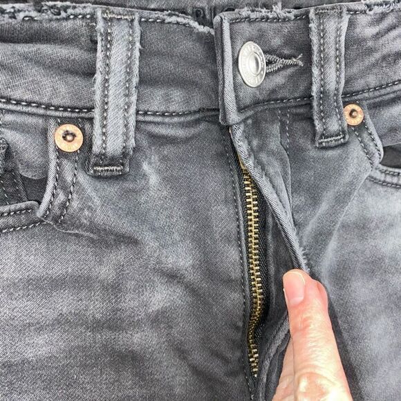 American eagle cozy next level stretch jeans elastic jogger pantlegs sz 2 reg - Picture 5 of 13